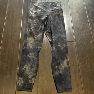 Lululemon Align Pant 25" *Diamond Dye Diamond Dye Grey Bronze Women's Size 6